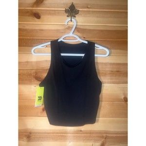 All in motion Workout Crop Tank-- Black